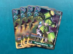 MegaGargomon BT19-054 Playset Special Booster 2.0 2.5 Digimon Card Game x4 - Image 1