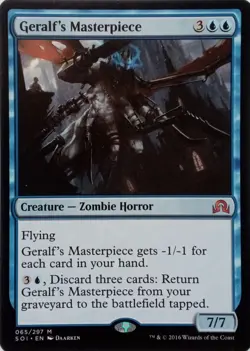 065/297 GERALF'S MASTERPIECE MYTHIC SHADOWS OVER INNISTRAD MTG CARD - Image 1