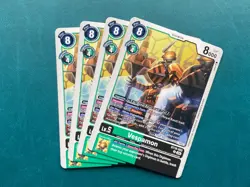 Vespamon BT19-052 Playset Special Booster 2.0 2.5 Digimon Card Game x4 - Image 1