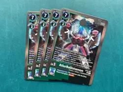 AlturBallistamon BT19-051 Playset Special Booster 2.0 2.5 Digimon Card Game x4 - Image 1