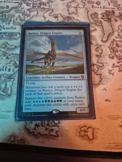 Ramos, Dragon Engine #55 (Foil) (LP) Commander 2017 C17 Magic MTG - Image 1