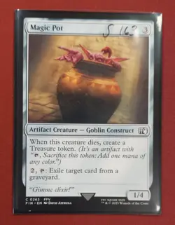 Magic Pot C 0263 - Final Fantasy MTG Magic The Gathering NM - Image 1