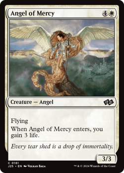 Angel of Mercy - 161 - Foundations Jumpstart- Near Mint - MTG - Image 1