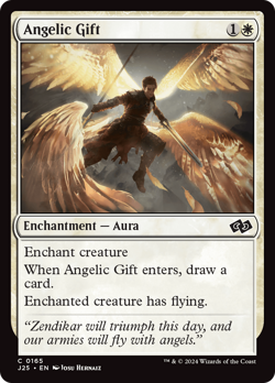 Angelic Gift - 165 - Foundations Jumpstart- Near Mint - MTG - Image 1
