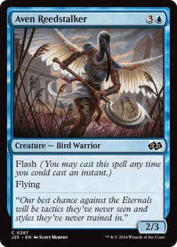 Aven Reedstalker - 287 - Foundations Jumpstart- Near Mint - MTG - Image 1