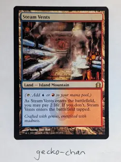MTG Steam Vents (Return to Ravnica), Near Mint - Image 1