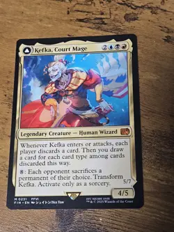 Final Fantasy Universes Beyond MTG: M 0231: Kefka, Court Mage: Mythic NM - Image 1