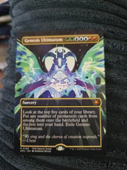 Genesis Ultimatum Borderless Tarkir Dragonstorm NM-M MTG - Image 1