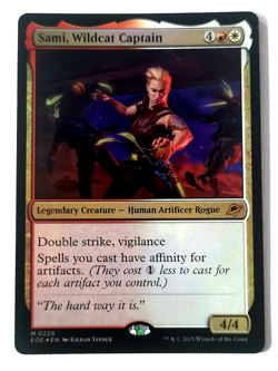 Magic The Gathering MTG: Sami, Wildcat captain-Creature Foil (EOE) Mythic 0226 - Image 1