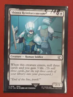 Shinra Reinforcements C 0118 - Final Fantasy MTG Magic The Gathering NM - Image 1