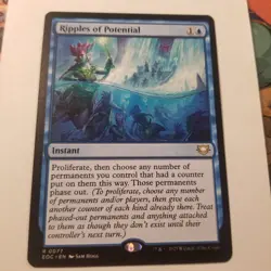 Mtg Edge Of Eternities Commander Counter intelligence Ripples Of Potential - Image 1