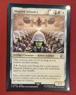 MTG Final Fantasy C Magitek Infantry #0025 NM - Image 1