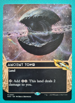 MTG - Ancient Tomb - Borderless - Stellar Sights - Edge of Eternities - Image 2