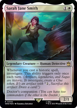 Sarah Jane Smith [Doctor Who] Magic MTG - Image 1