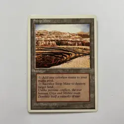 MtG Strip Mine, Fourth Edition Magic The Gathering - Image 1