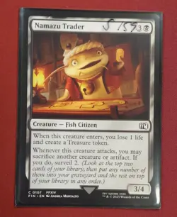 Namazu Trader C 0107 - Final Fantasy MTG Magic The Gathering NM - Image 1