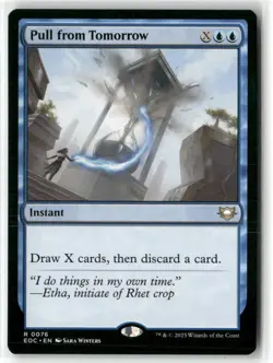 Pull From Tomorrow Commander: Edge of Eternities MAGIC MTG NM - Image 1