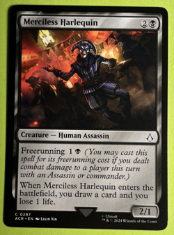 Merciless Harlequin ACR 287 MTG NM/M Never Played - Image 1