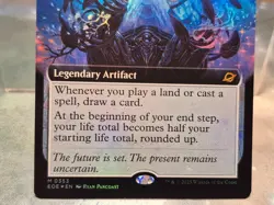 M 0353 The Endstone FOIL EXTENDED ART Artifact Edge of Eternities MTG Card - Image 3