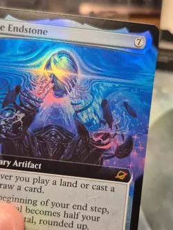 M 0353 The Endstone FOIL EXTENDED ART Artifact Edge of Eternities MTG Card - Image 4