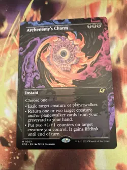 Archenemy's Charm Borderless - Edge of Eternities MTG Rare 0307 EOE EN - Image 1