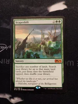 Scapeshift Mythic Rare - Core Set 2019 - MTG NM - Image 1