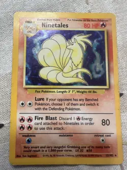 Pokemon NineTales Card 12/102 1999 Holographic (DETAILS IN LISTING) - Image 1