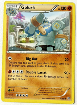 2015 Pokemon Golurk Paint Roller Energy Recycler Ancient Origins TCG Lot 3 - Image 3