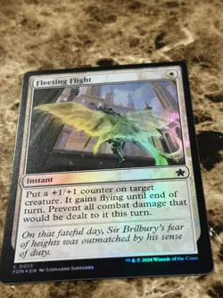 FLEETING FLIGHT Magic the Gathering MTG Foundations Foil - Image 1