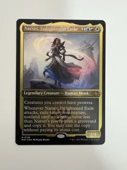 Narset Enlightened Exile Etched Foil MTG Magic the Gathering Card NM Mint MAT - Image 1