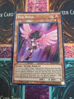 Yugioh Red Nova DRL3-EN017 Secret Rare 1st Edition Near Mint - Image 1