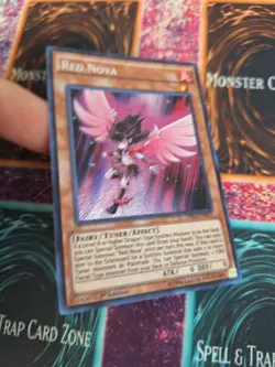 Yugioh Red Nova DRL3-EN017 Secret Rare 1st Edition Near Mint - Image 2