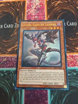Yugioh Lilith, Lady of Lament SR06-EN000 Ultra Rare 1st Edition Near Mint - Image 1