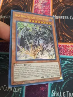 Yugioh Reign-Beaux, Overking of Dark World SR13-EN001 Ultra Rare 1st Edition NM - Image 2