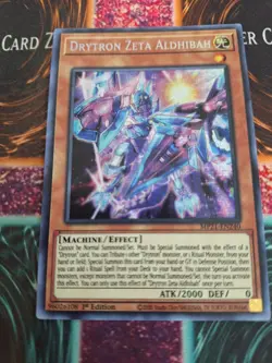 Yugioh Drytron Zeta Aldhibah MP21-EN240 Prismatic Secret Rare 1st Edition NM - Image 1