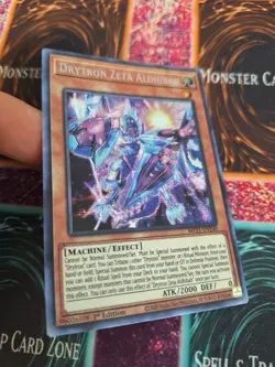 Yugioh Drytron Zeta Aldhibah MP21-EN240 Prismatic Secret Rare 1st Edition NM - Image 2