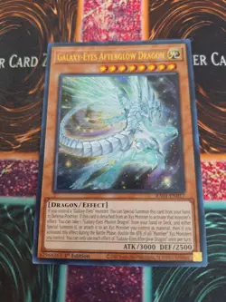 Yugioh Galaxy-Eyes Afterglow Dragon RA01-EN017 Ultra Rare 1st Edition Near Mint - Image 1