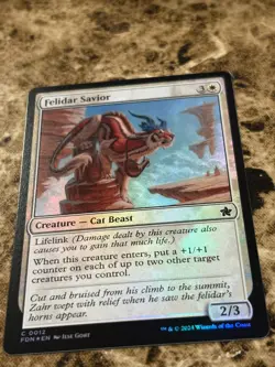 FELIDAR SAVIOR Magic the Gathering MTG Foundations Foil - Image 1
