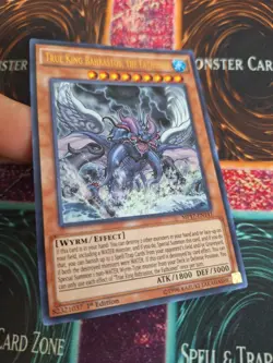 Yugioh True King Bahrastos, the Fathomer MP17-EN141 Ultra Rare 1st Edition NM - Image 2