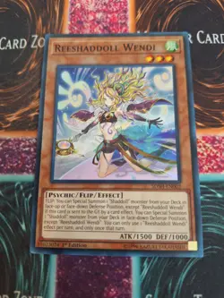 Yugioh Reeshaddoll Wendi SDSH-EN002 Super Rare 1st Edition Near Mint - Image 1