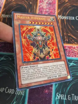 Yugioh Master Hyperion SDLS-EN001 Ultra Rare 1st Edition Near Mint - Image 2