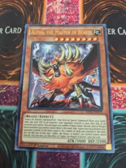 Yugioh Alpha, the Master of Beasts MP21-EN179 Ultra Rare 1st Edition Near Mint - Image 1