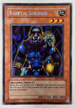 Yugioh WC4-002 Kinetic Soldier Secret Rare Promo Vintage Original NM - Image 1