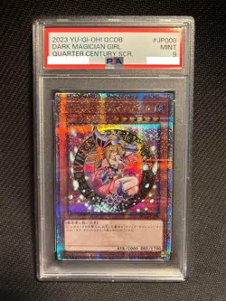PSA 9 Dark Magician Girl QCDB-JP008 QCSR Yugioh Card 25th Quarter Century Secret - Image 1