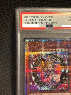 PSA 9 Dark Magician Girl QCDB-JP008 QCSR Yugioh Card 25th Quarter Century Secret - Image 2