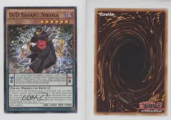 D/D Savant Nikola 1st Ed. YuGiOh The Dark Illusion #TDIL-EN011 13lr - Image 3