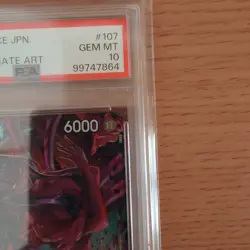 One Piece Card Nico Robin R Parallel PSA10 OP09-107 GEM MT Japanese - Image 3