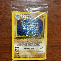 Pokemon Machamp 1st Edition Holo Card 8/102 Sealed Unopened Gem Mint Condition - Image 1