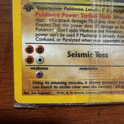 Pokemon Machamp 1st Edition Holo Card 8/102 Sealed Unopened Gem Mint Condition - Image 2