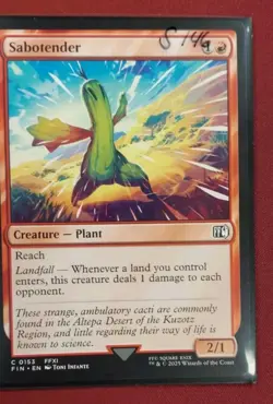 C0153 Sabotender FFXI Final Fantasy MTG Card NM - Image 1